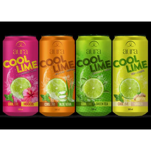 Aura Cool Lime sparkling